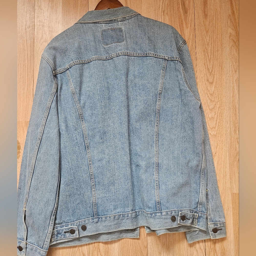 Levi's Blue Performance Jacket Light Wash Denim - image 2